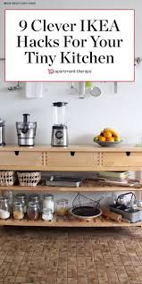 9 Clever Ikea Hacks That Ll Help You Make The Most Of Your Tiny Kitchen Tiny Kitchen Ikea Hack Ikea Finds