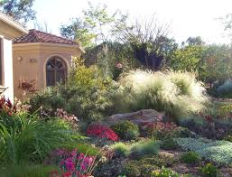 Profusion Of Drought Tolerant Perennials And Grasses Jpg 2077 1589 Drought Tolerant Landscape Design Drought Resistant Landscaping Xeriscape