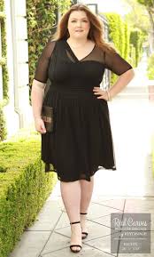 Blogger Rachel 5 10 And A Size 2x From Lovelyinla Com Struts Her Stuff In Our Plus Siz Plus Size Black Dresses Plus Size Outfits Plus Size Fashion For Women