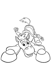 Toy story bullseye coloring pages sketch coloring page. Bullseye Coloring Pages Coloring Home