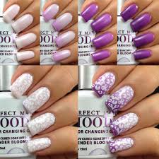 lechat lavender blooms mood color changing gel polish