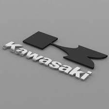 Kawasaki Logo 3d Model 3d Model Kawasaki Model