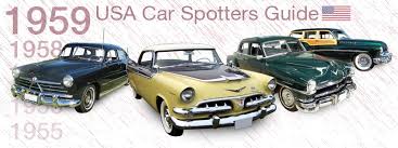 1959 American Car Spotters Guide | USA Vehicle Identification