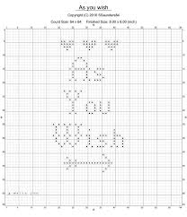 We provide a charted alphabet and numbers. Princess Bride Cross Stitch Pattern How To Cross Stitch Needlework On Cut Out Keep
