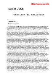See more of totul.pentru.tine on facebook. David Duke Trezirea La Realitate Der Sturmer