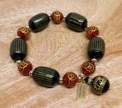 Buddha Stones Herz Sutra Naturweiß Kristall Armband