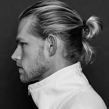 A ponytail is a hairstyle in which some, most or all of the hair on the head is pulled away from the face, gathered and secured at the back of the head with a hair tie, clip, or other similar accessory and allowed to hang freely from that point. The Man Ponytail Ponytail Styles For Men Men S Hairstyles Today