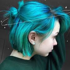 35 Populer Kurze Ideen Fur Blaues Haar Schulterlange Haare Ideen Haarfarben Haar Ideen