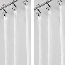 Stall Size Waffle Weave Shower Curtain 54 X 78 Fabric Shower Curtains Curtains Hotel Shower Curtain