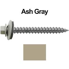 Truelog steel siding canyon red. Metal Roofing Screws 250 12 X 2 Ash Gray Hex Regrip Sheet Metal Roof Screw Sharp Point Metal To Wood Siding Screws 5 8 Epdm Washer