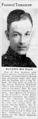 Bert James Hungate Sergent