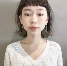 40代のボブヘアスタイル 髪型 パーマ 前髪あり 前髪なし 黒髪 lala magazine ララマガジン ボブ 30代 髪型 40代 アジア人 ショートヘア