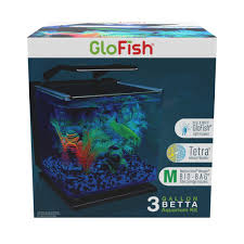 Glofish Betta Aquarium Kit Includes Led Lighting And Filter 3 Gallon Petco