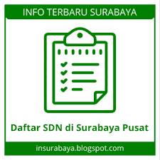 Momod ads.id februari 01, 2020 cara melihat nilai ukg 2018. Daftar Sd Negeri Di Surabaya Pusat Alamat Dan Telepon Info Surabaya
