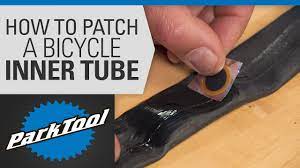 Applying and checking the patch dab a small amount of glue on the hole, then evenly spread a thin layer of glue around it, covering an area at least as large as the patch. How To Patch A Bicycle Inner Tube Youtube