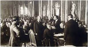 Încă din şedinţa preliminară a conferinţei de la paris din 18 ianuarie 1919, sua doreau ca reglementarea păcii să se facă pe baza celor „14 puncte ale preşedintelui thomas woodrow wilson din ianuarie 1918. Paris Peace Conference Europe Centenary