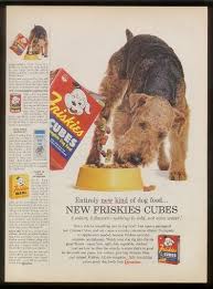 1958 Print Ad For Friskies Dog Food Airedale Terrier Dog Food Recipes Welsh Terrier