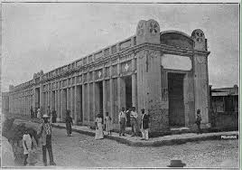 MERCADO MUNICIPAL DE MOCA / 1918 #MOCA Vista panorámica del Mercado  Municipal de la Ciudad de Moca. República Dominicana. Imagen del año 1918  Fuente : AGN / Revista Renacimiento. Imágenes de Nuestra