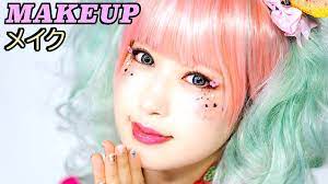 super kawaii japanese makeup tutorial for kimono by model kimura u 木村 優のかわいい和風着物メイク 着物メイク 日本のメイクアップ かわいいメイク