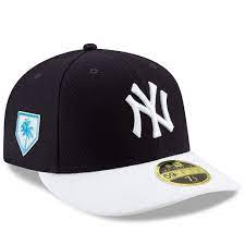 Men S New Era Navy White New York Yankees 2019 Spring Training Low Profile 59fifty Fitted Hat Fitted Hats New Era Hats For Men