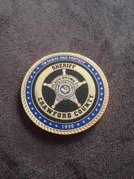Crawford County Sheriff S Office Police Challenge Coins Crawford County Badge