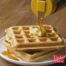 Light And Fluffy Waffles Video Recipe Video Food Waffle Recipes Recipes