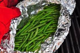 Foil Pouch Grilled Green Beans Recipe Grilled Green Beans Green Beans Grilling Recipes