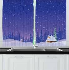 Maybe you would like to learn more about one of these? Home Garden Full Moon Blue Sea Kitchen Curtains 2 Panel Set Decor Window Drapes 55 X 39 Window Treatments Hardware
