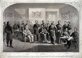 File Lee Surrenders To Grant At Appomattox Jpg Wikipedia The Free Encyclopedia Civil War Lessons Civil War Timeline Civil War