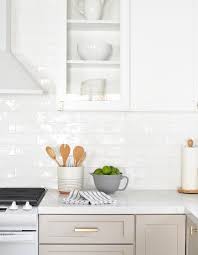 Glossy Long Narrow Backsplash Tiles Kitchen Remodel White Subway Tile Kitchen White Kitchen Tiles