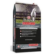 It boosts metabolic function and bone development. Purina Free Balance 12 12 Vitamin And Mineral Horse Supplement 25 Lb At Tractor Supply Co