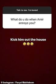 It was about why women are better at cheating than men. Amir Khan S Wife Faryal Makhdoom Admits She Regrets Getting Married At 21 Aktuelle Boulevard Nachrichten Und Fotogalerien Zu Stars Sternchen