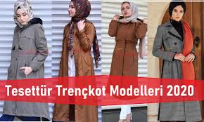Tesettur Trenckot Modelleri 2020 Trenckot Manto Tunik