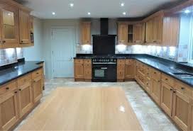 hand painted oak kitchen in collingham