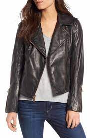 Bcbgeneration Lambskin Leather Moto Jacket Leather Jackets Women Leather Moto Jacket Lambskin Leather