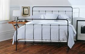 A chic traditional bed of wrought iron in beautiful bronze hues. Cottage Bed Iron Beds Charles P Rogers Est 1855