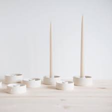 Simple Ceramic Candle Holder White Connectedgoods Com With so many different candle holder styles and candles scents, you'll easily find a favorite!