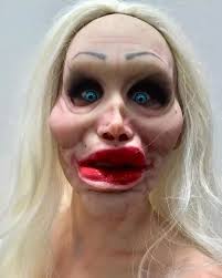 Botched female fit silicone mask. Sculpted & painted by @andrewfreeman27,  and modeled by @middiann for @immortalmasks