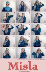 Image result for tutorial hijab