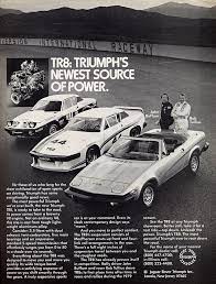 V8 Madness Five Great V8-loving Vintage Ads The Daily Drive Consumer Guide Car Ads Triumph Cars Triumph