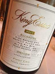 In The Glass King Estate Backbone Pinot Gris 2011 Pinot Gris Pinot Fine Wine