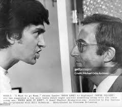 Rick Lenz shouts at Peter Sellers in a scene from the film 'Where... News  Photo