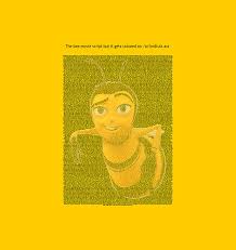 Every frame of bee movie (2007), compressed into one image, giving a perfect overview of the all the colors in the movie. Bee Movie Script Mixed Media By Mawar Onara