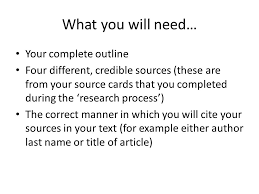 Apply guidelines for citing sources within the body of the paper and the bibliography. How To Write Your Rough Draft Ppt Video Online Download