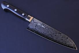 Damascus Santoku 165mm Japanese Sushi Chef Knife Yoshihiro Facas