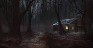 A Tour Of Some Of The Supposedly Haunted Log Cabins That Can Be Found Lying In Beautiful Areas Yet Which Are Surr Scary Woods Creepy Woods Cabins In The Woods