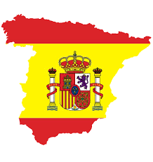 Hill shading inside, flag scaled to fit. Spain Flag Map Pinterest Cover Board Size Map Of Spain Spain Flag Spain