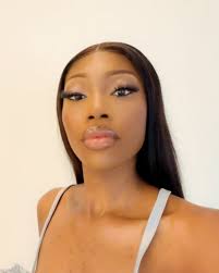 Idk why these took so long to get here 😂over over I’m around 👏🏾😂🤭🖤  hair by @herglam_gh 💞and dress by @awur_aba 💕