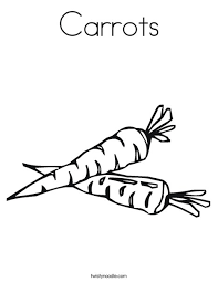 Print and color this picture of carrot from ready jet go. Carrots Coloring Page Twisty Noodle