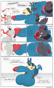 Rule34 - If it exists, there is porn of it  smushpretzel, lucario, zorua   4781904